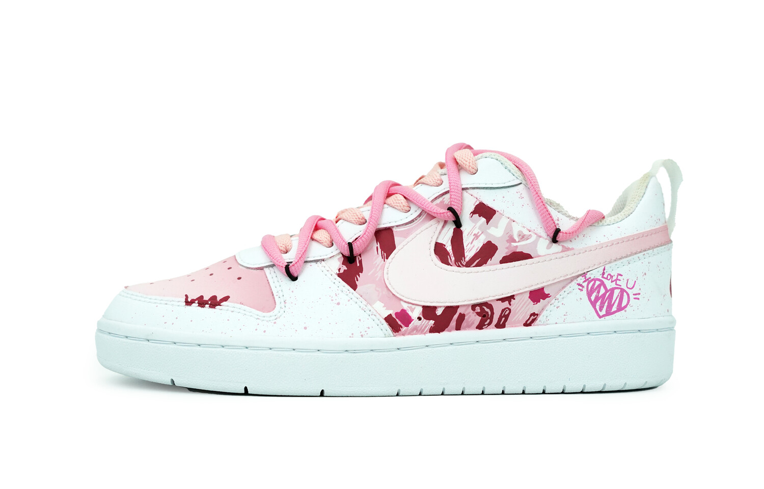 Кроссовки Nike Court Borough Skateboarding Shoes Women's Low-top White, Pink, цвет Love Heart Neighborhood
Кроссовки Nike Court Borough Skateboarding Shoes Women's Low-top White, Pink, цвет Love Heart Neighborhood