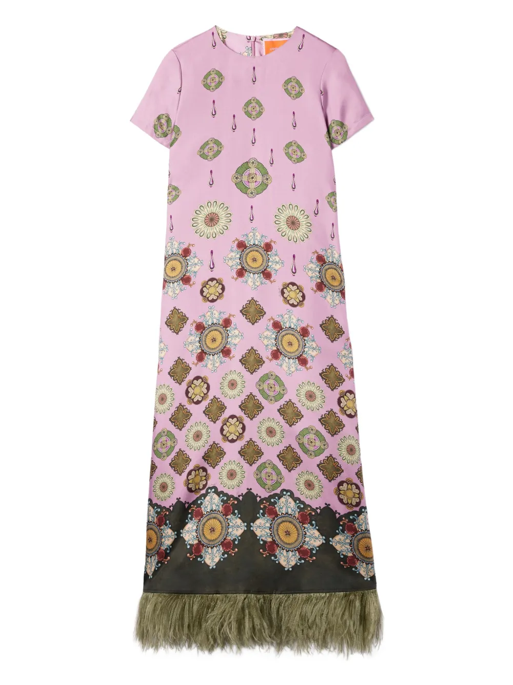 Длинное платье с отделкой из перьев La DoubleJ, розовый
Длинное платье с отделкой из перьев La DoubleJ, розовый