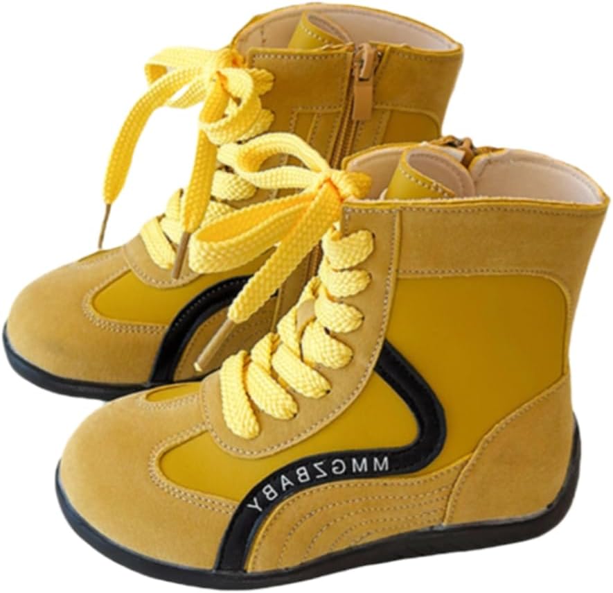 Девочкам полусапожки со шнуровкой до середины икры с боковой молнией, повседневные ботильоны XinYiQu, Yellow
Девочкам полусапожки со шнуровкой до середины икры с боковой молнией, повседневные ботильоны XinYiQu, Yellow