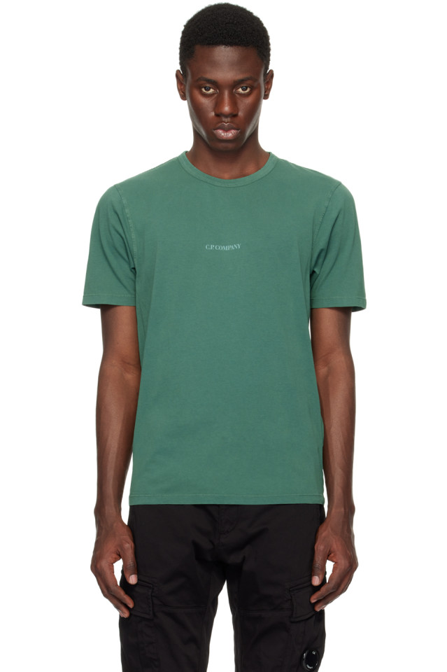 Футболка с принтом C.P. Company, зеленый 
Футболка с принтом C.P. Company, зеленый