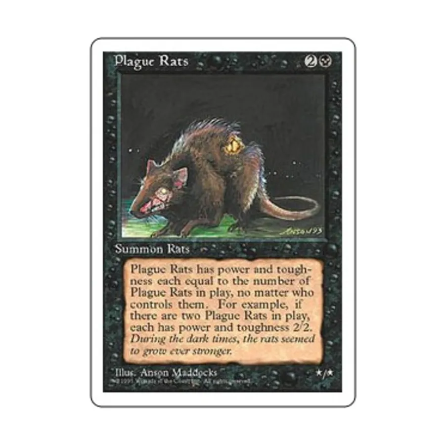 CCG Чумные крысы (С), MTG - 4th Edition
CCG Чумные крысы (С), MTG - 4th Edition