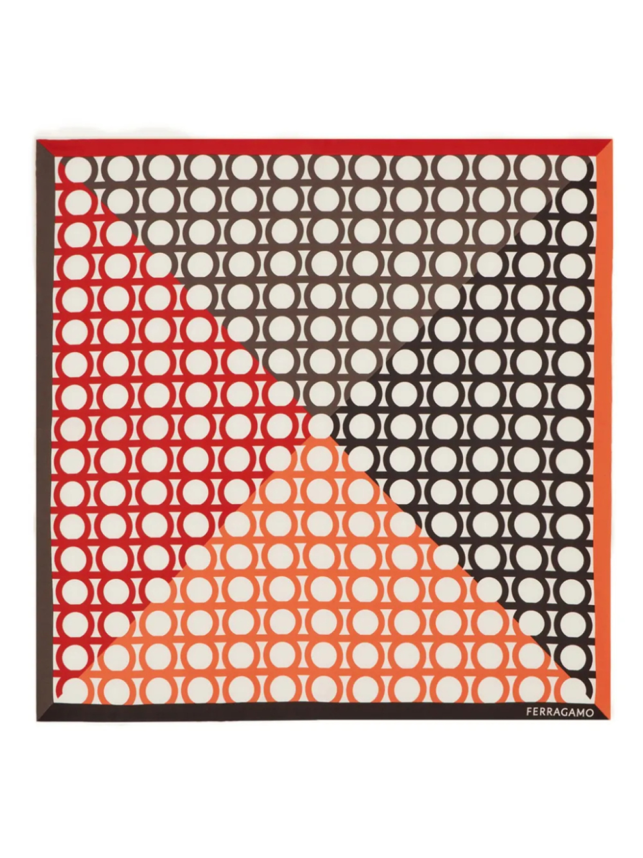 Шарф с узором Gancini Ferragamo, черный
Шарф с узором Gancini Ferragamo, черный