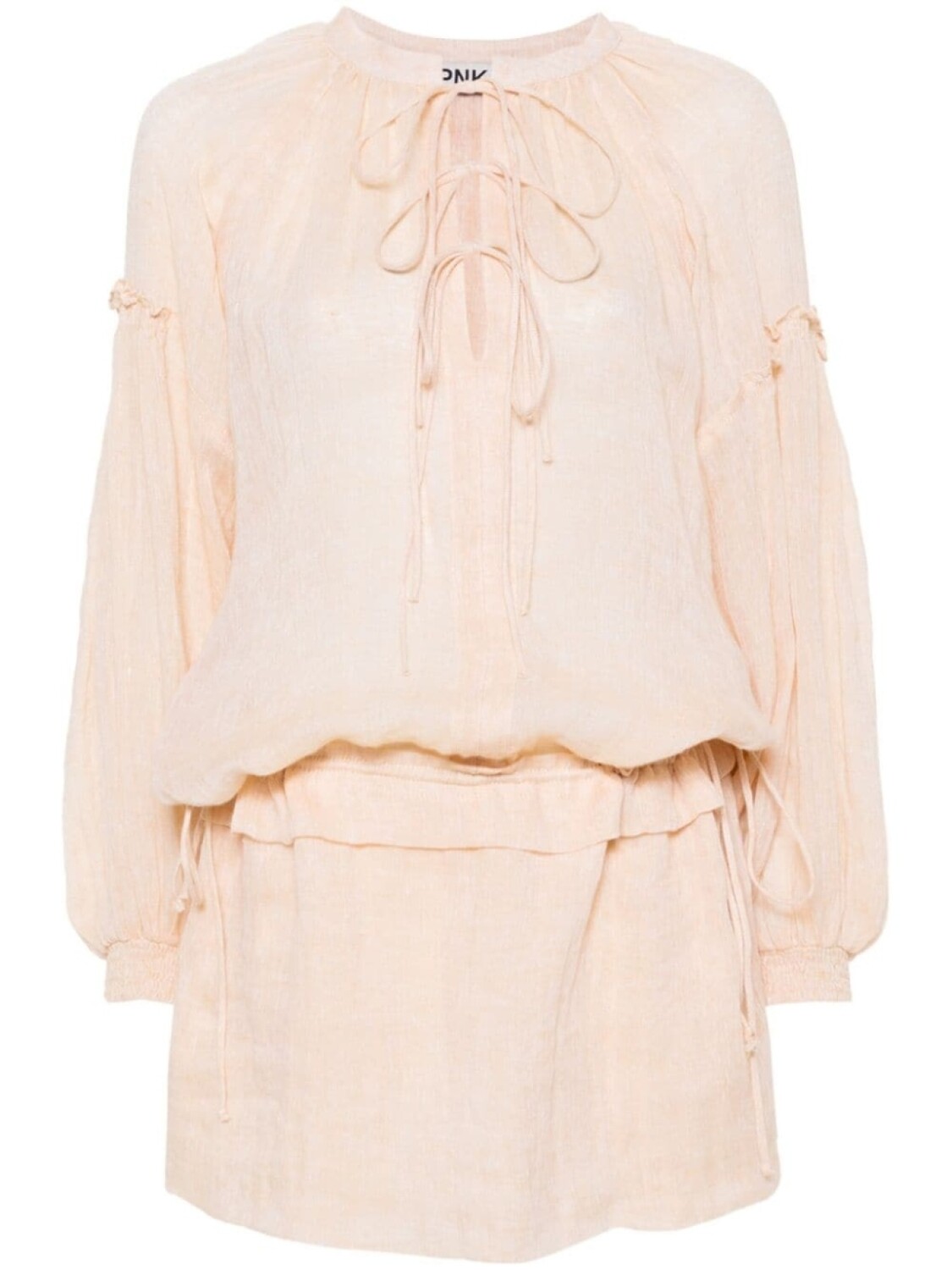 PNK льняное мини-платье, оранжевый
PNK льняное мини-платье, оранжевый