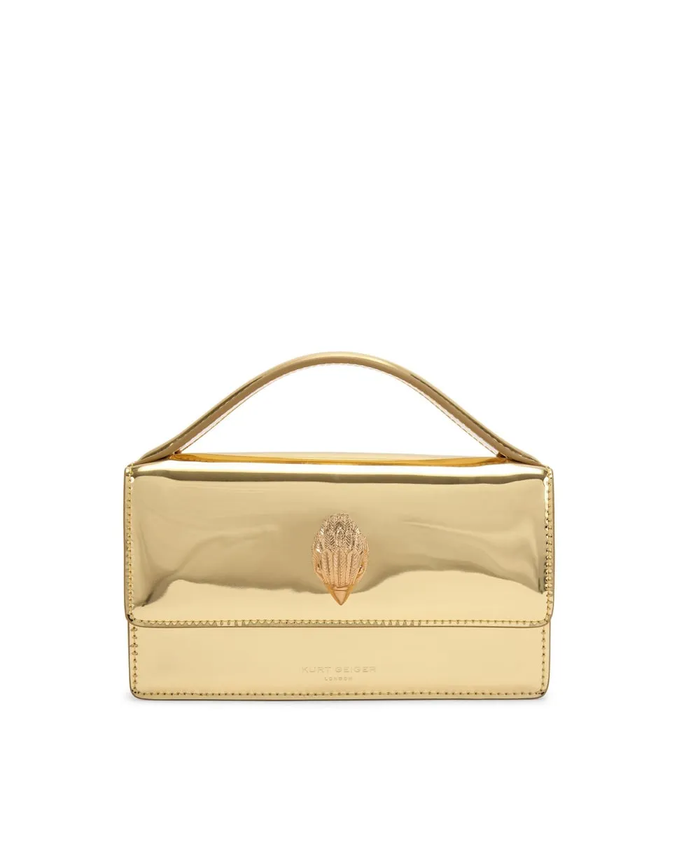Сумка через плечо с клапаном и передней застежкой Kurt Geiger, золотой
Сумка через плечо с клапаном и передней застежкой Kurt Geiger, золотой