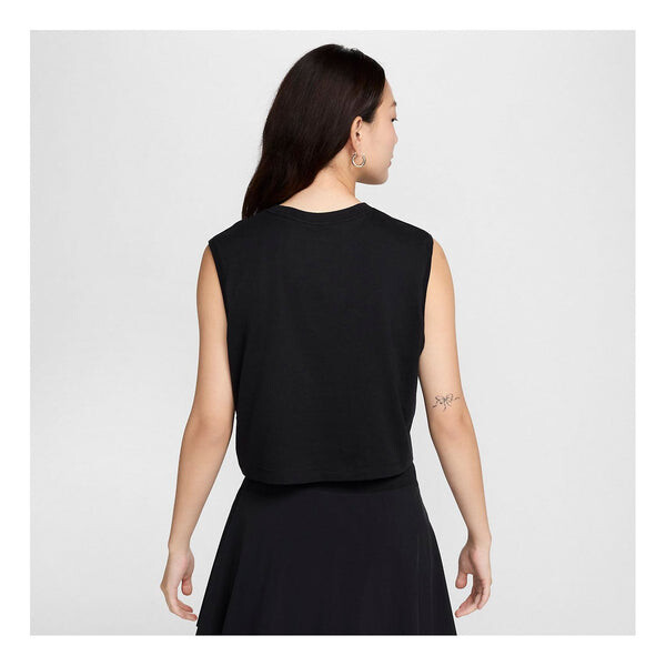 Топ спортивная одежда клубный укороченный топ Nike, черный
Топ спортивная одежда клубный укороченный топ Nike, черный