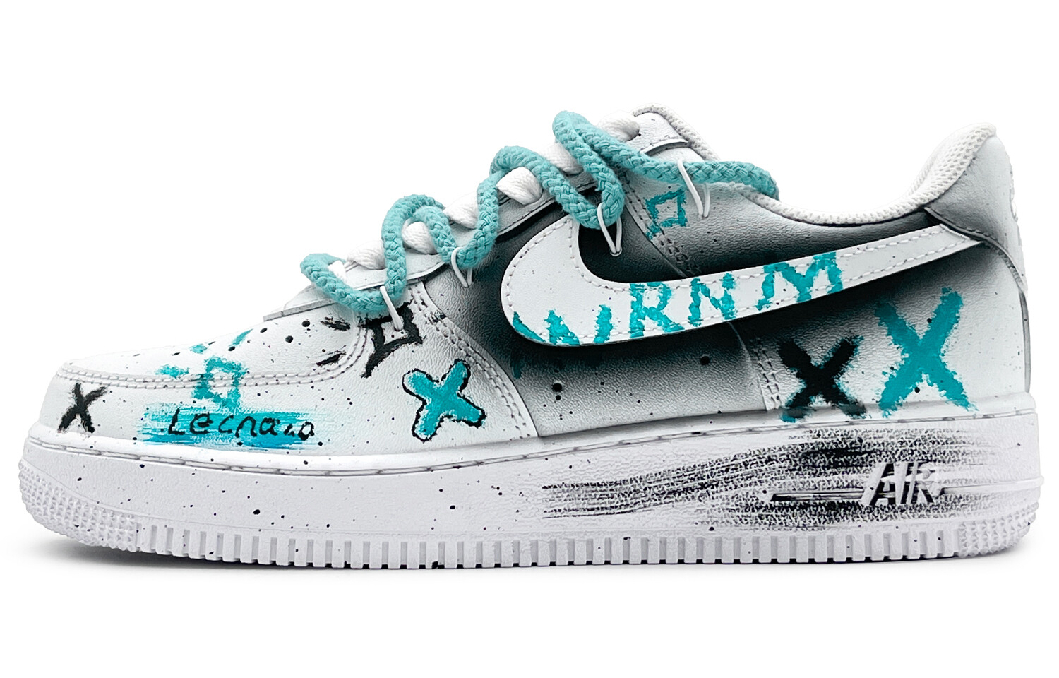 Кроссовки Nike Air Force 1 Skateboarding Shoes Unisex Low-top White/black/cyan, белый/синий/черный
Кроссовки Nike Air Force 1 Skateboarding Shoes Unisex Low-top White/black/cyan, белый/синий/черный