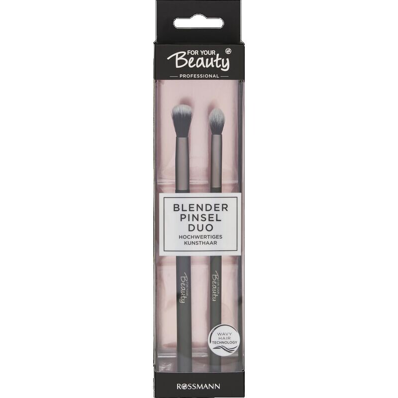 Профессиональная кисть для блендера Duo For Your Beauty, 2 шт.
Профессиональная кисть для блендера Duo For Your Beauty, 2 шт.