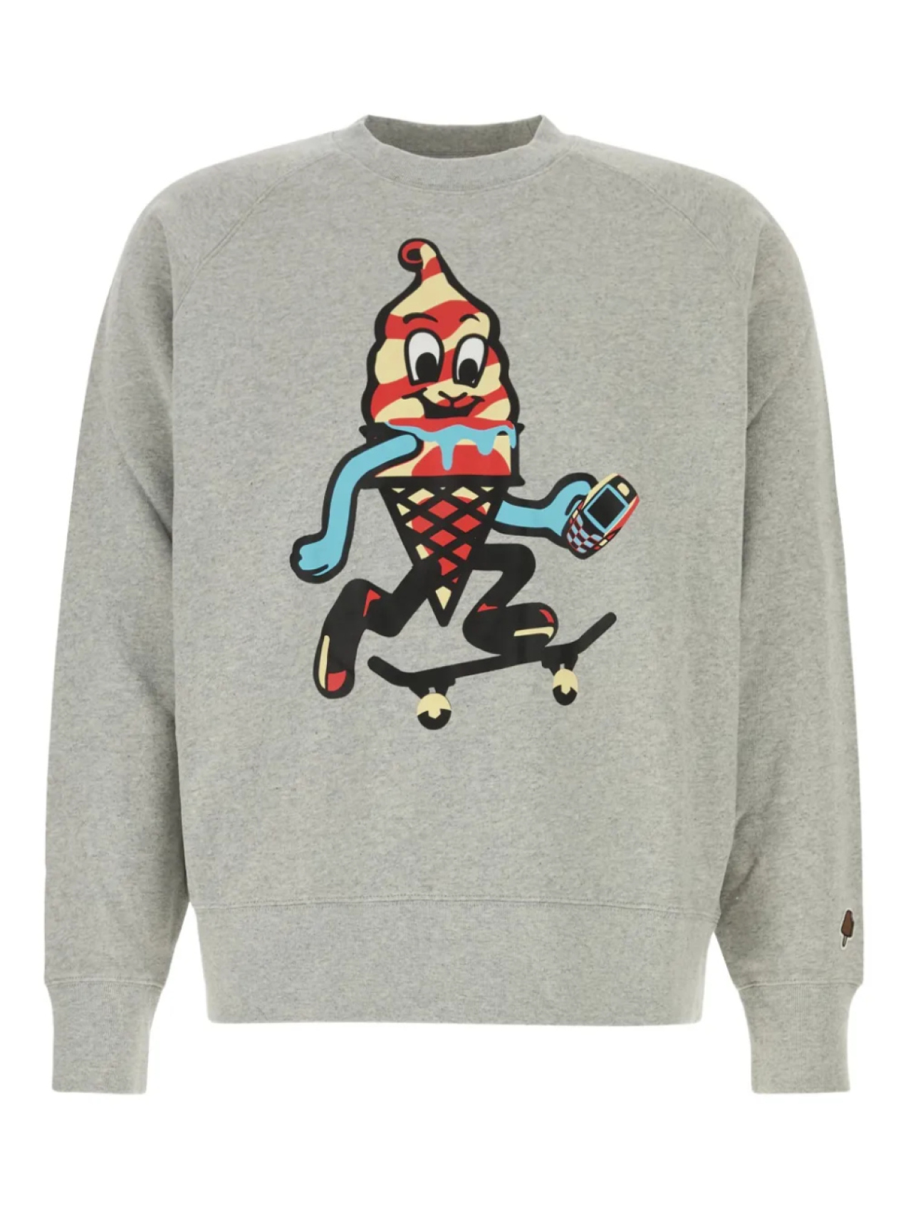 Хлопковый джемпер ICECREAM с графическим принтом, серый
Хлопковый джемпер ICECREAM с графическим принтом, серый