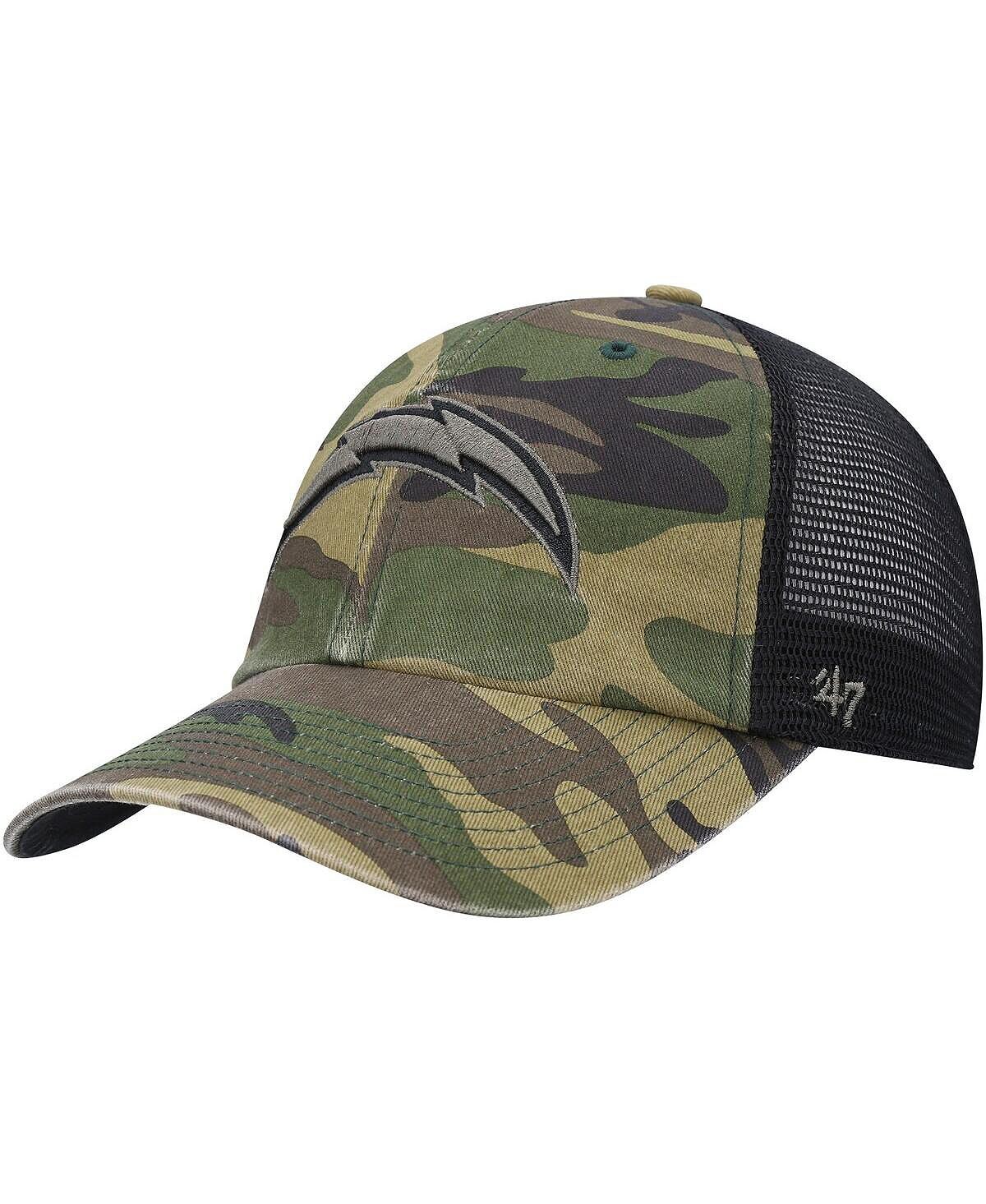 Мужская камуфляжная кепка Los Angeles Chargers Branson Clean Up Trucker '47 '47 Brand
Мужская камуфляжная кепка Los Angeles Chargers Branson Clean Up Trucker '47 '47 Brand