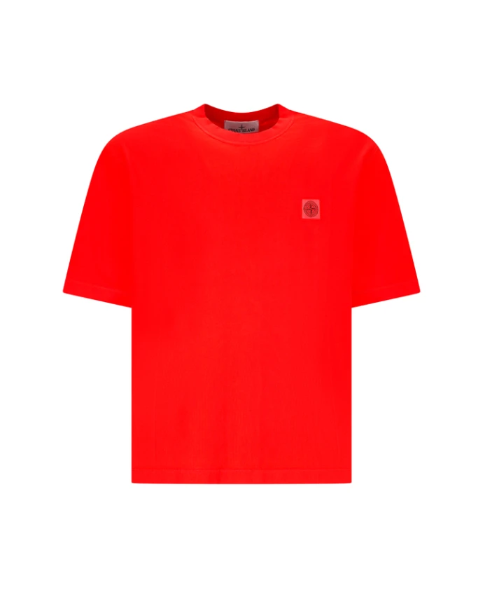 Футболка из чесаного хлопкового трикотажа Stone Island, красный
Футболка из чесаного хлопкового трикотажа Stone Island, красный