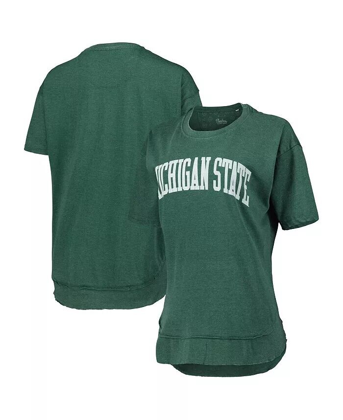 Женская зеленая рваная футболка-пончо с принтом Michigan State Spartans Arch Pressbox
Женская зеленая рваная футболка-пончо с принтом Michigan State Spartans Arch Pressbox
