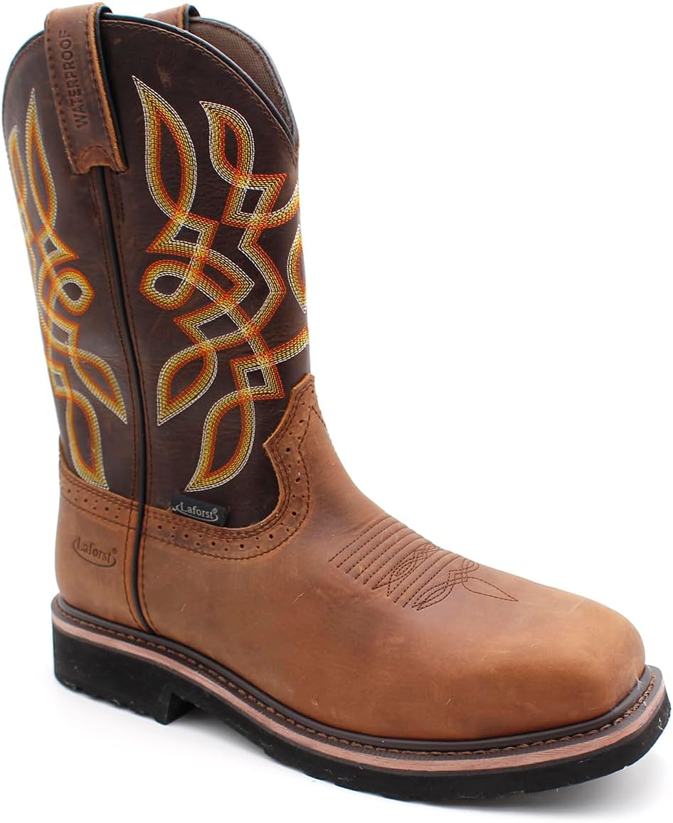 Мужские ботинки Laforst с композитным носком, водонепроницаемые, модель EH с подошвой Goodyearwelt в западном стиле, коричневый
Мужские ботинки Laforst с композитным носком, водонепроницаемые, модель EH с подошвой Goodyearwelt в западном стиле, коричневый