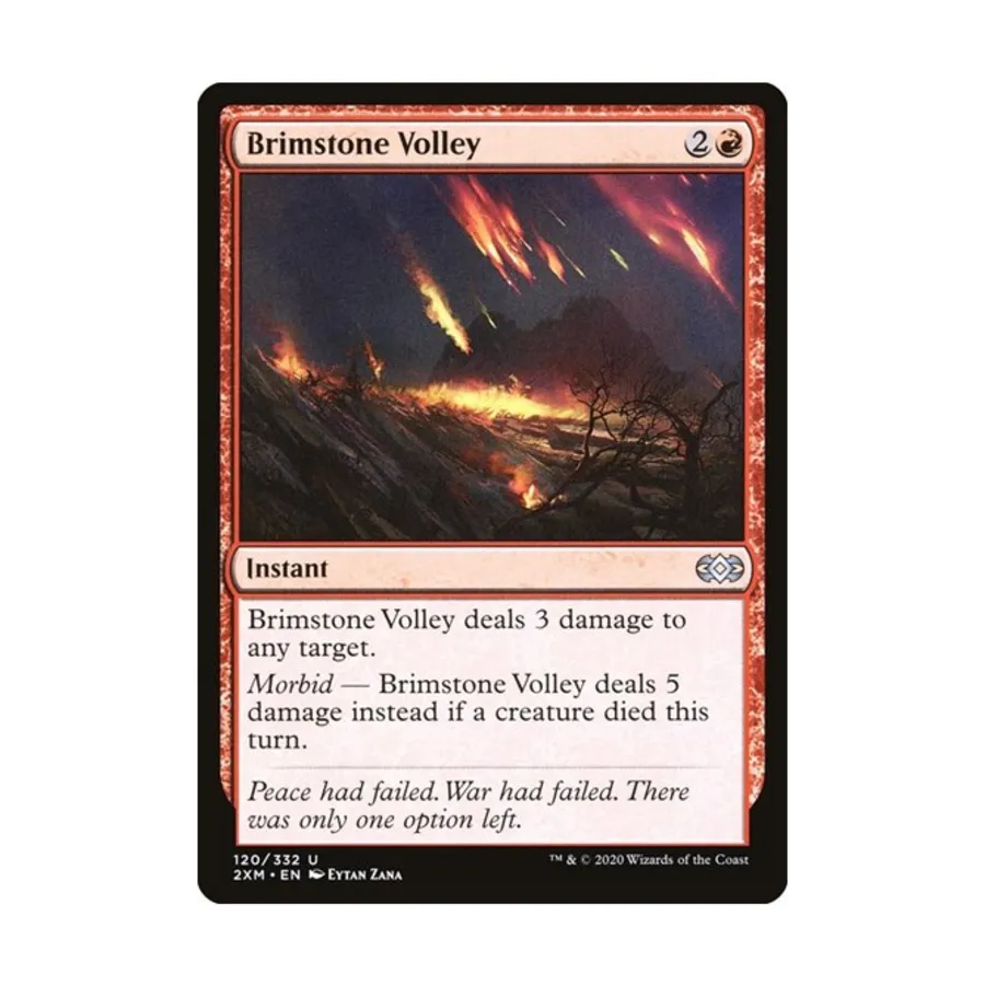 CCG Серный залп (U), MTG - Double Masters
CCG Серный залп (U), MTG - Double Masters