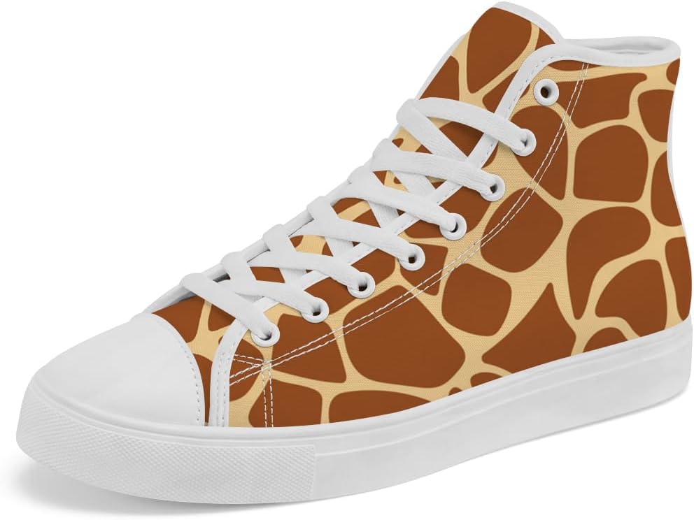 Кеды на высокой подошве с принтом жирафа chebing, высокие сникерсы с текстурой кожи жирафа для женщин и мужчин, коричневый
Кеды на высокой подошве с принтом жирафа chebing, высокие сникерсы с текстурой кожи жирафа для женщин и мужчин, коричневый
