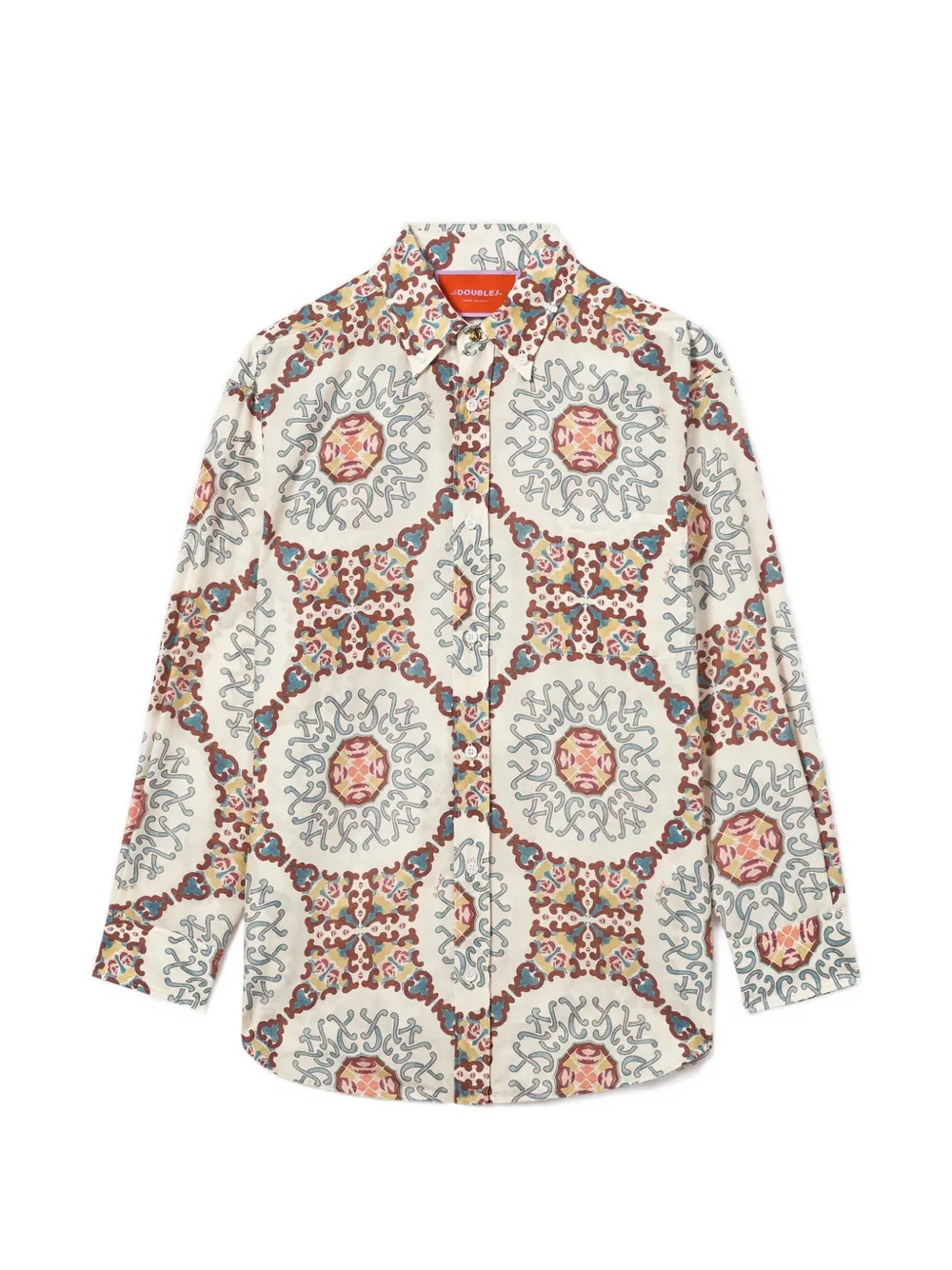Рубашка с узором La Doublej, бежевый
Рубашка с узором La Doublej, бежевый