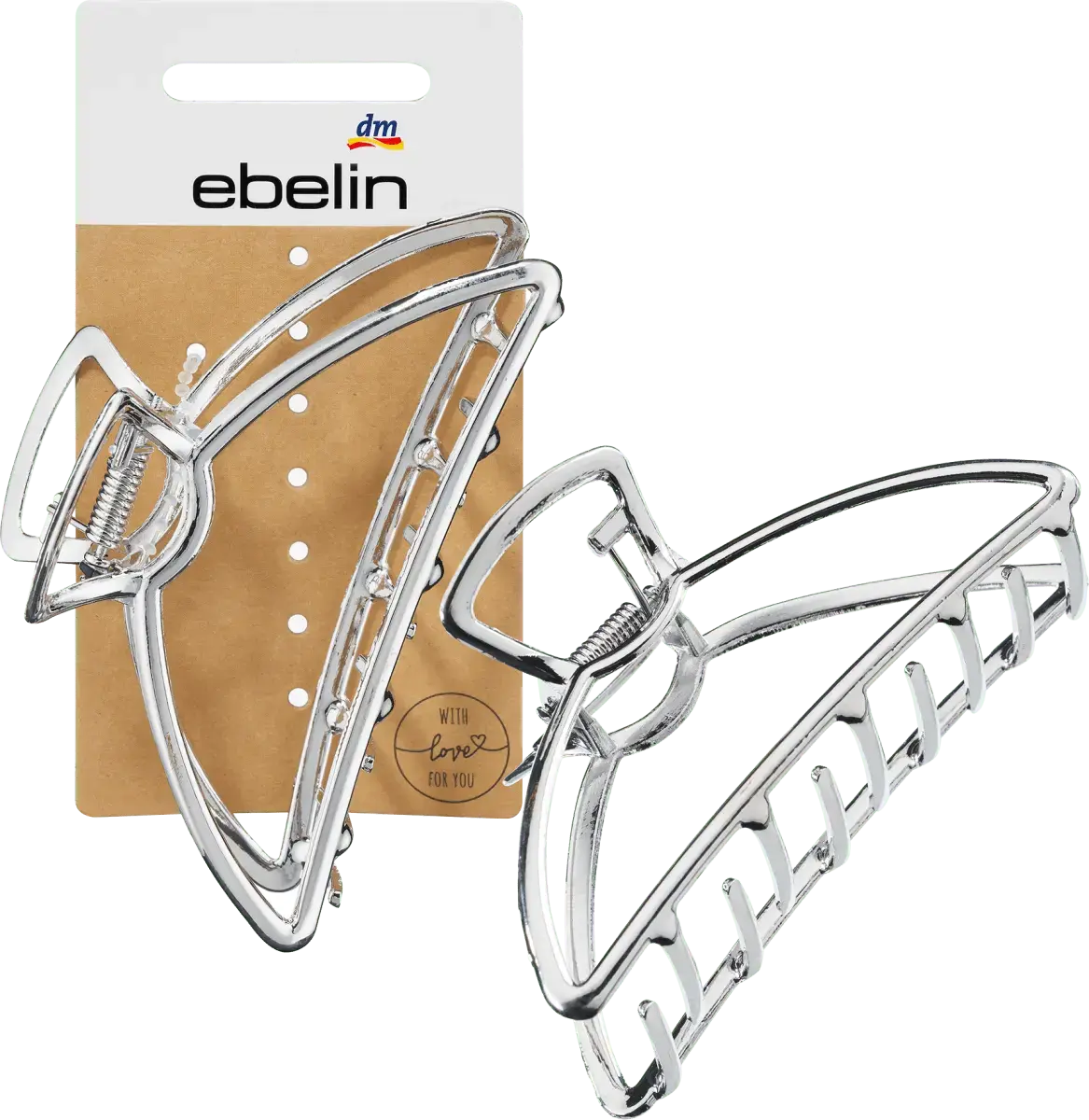 Заколка для волос металлическая серебристая 1 шт. ebelin
Заколка для волос металлическая серебристая 1 шт. ebelin