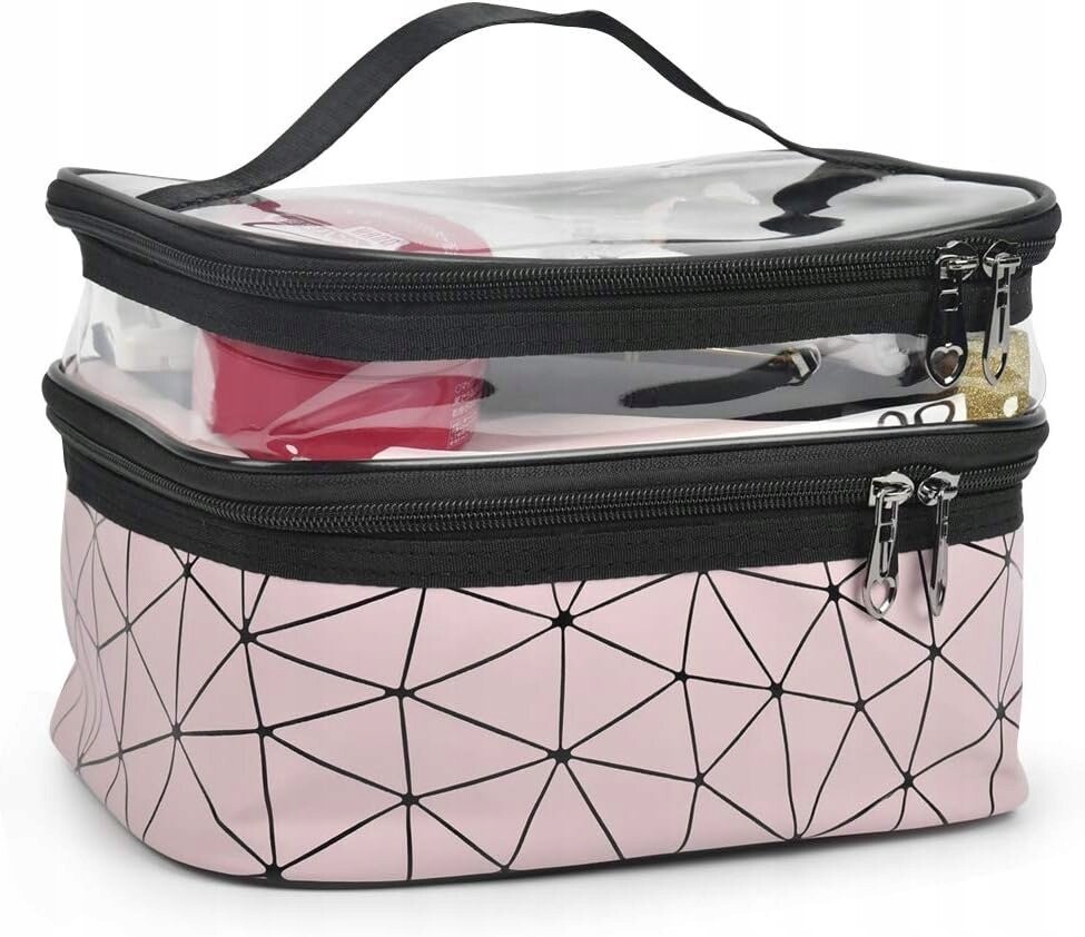 Женская дорожная косметичка-органайзер для косметики, розовый J3 Korbi 
Женская дорожная косметичка-органайзер для косметики, розовый J3 Korbi