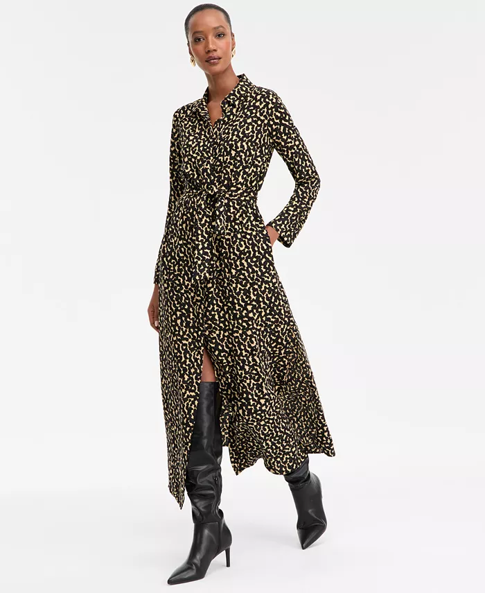 Женское платье макси с воротником и длинными рукавами I.N.C. International Concepts, коричневый/бежевый
Женское платье макси с воротником и длинными рукавами I.N.C. International Concepts, коричневый/бежевый