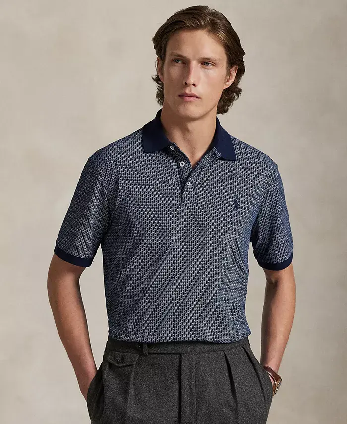 Мужская классическая поло из эластичной сетчатой ткани Polo Ralph Lauren, синий
Мужская классическая поло из эластичной сетчатой ткани Polo Ralph Lauren, синий