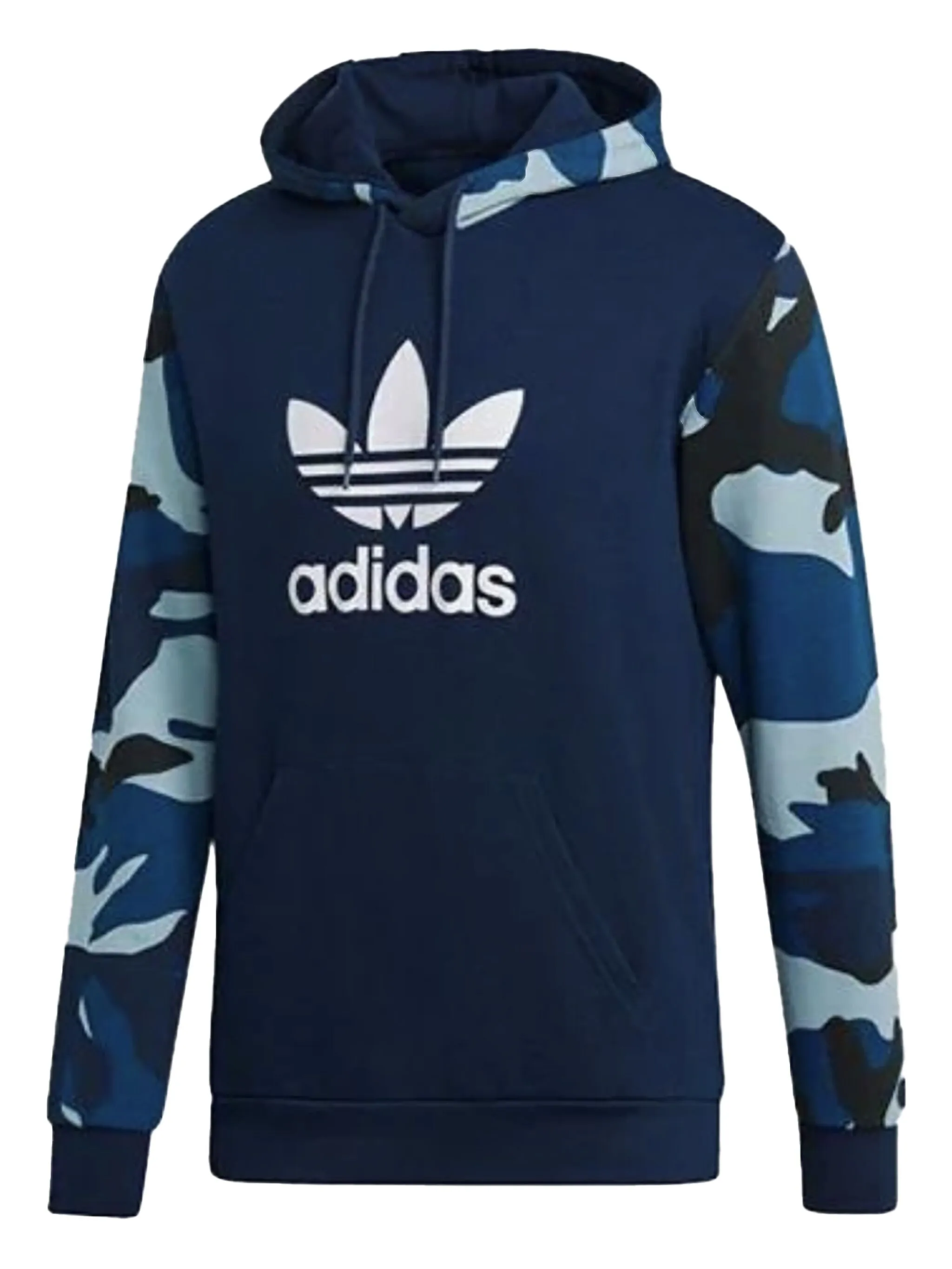 Худи с камуфляжными вставками Adidas, синий
Худи с камуфляжными вставками Adidas, синий