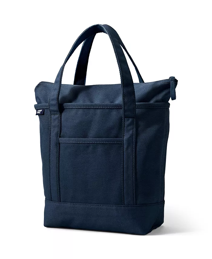 Средняя сумка-шоппер из плотного хлопка с пятью карманами и молнией сверху, однотонная Lands' End
Средняя сумка-шоппер из плотного хлопка с пятью карманами и молнией сверху, однотонная Lands' End