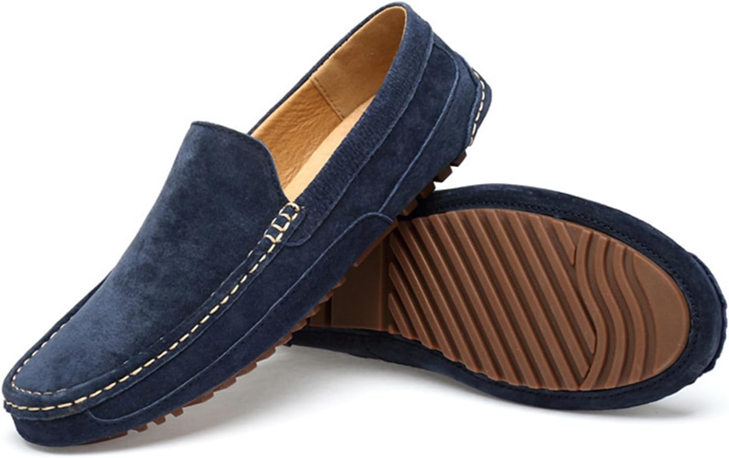 Мужские замшевые лоферы ENJGU с пенни, ретро, с круглым носком, однотонные мокасины, удобные, на молнии, повседневные туфли-блотки, синий
Мужские замшевые лоферы ENJGU с пенни, ретро, с круглым носком, однотонные мокасины, удобные, на молнии, повседневные туфли-блотки, синий