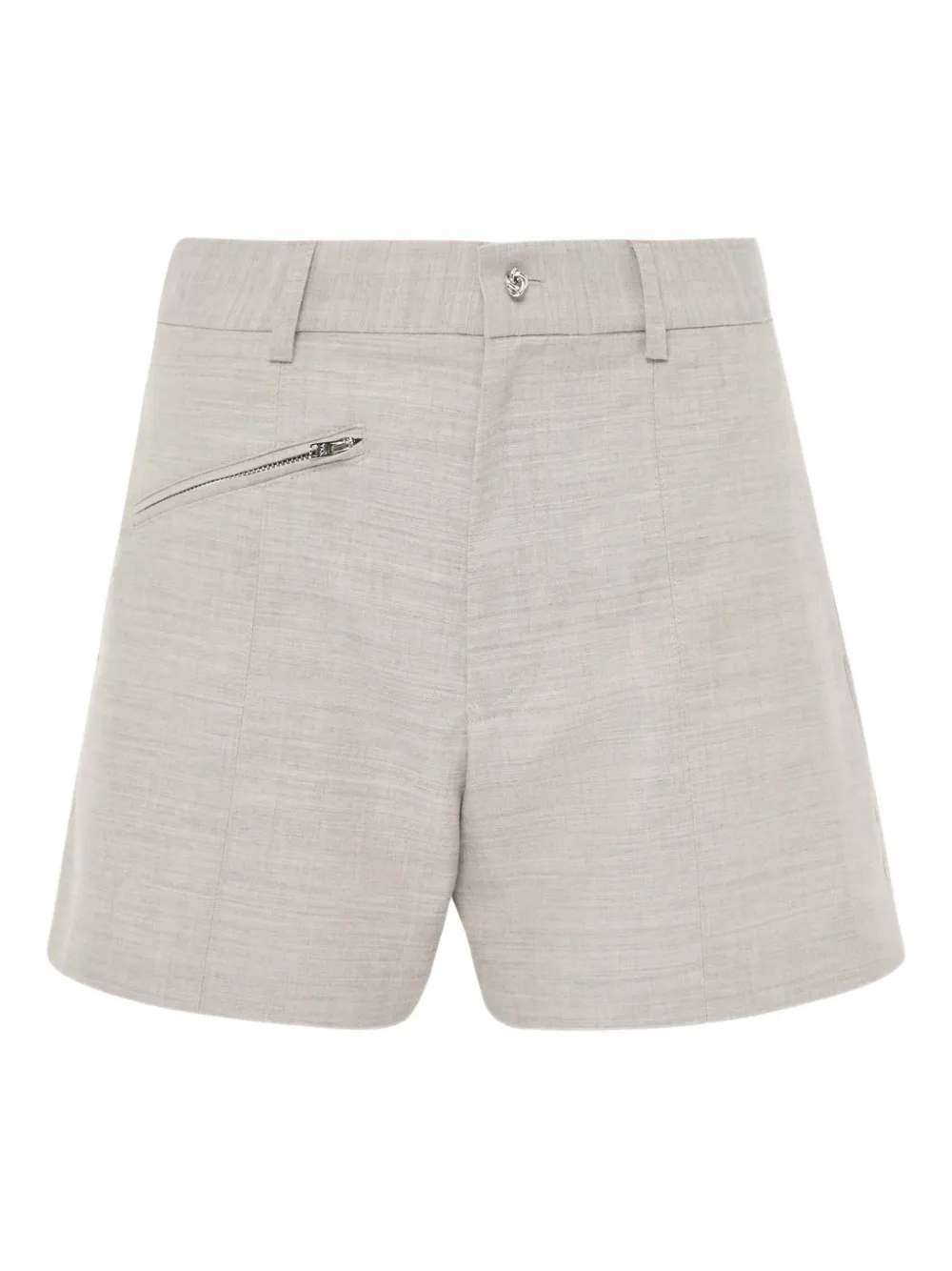 Шорты строгого кроя с карманами на молнии JW ANDERSON, серый
Шорты строгого кроя с карманами на молнии JW ANDERSON, серый