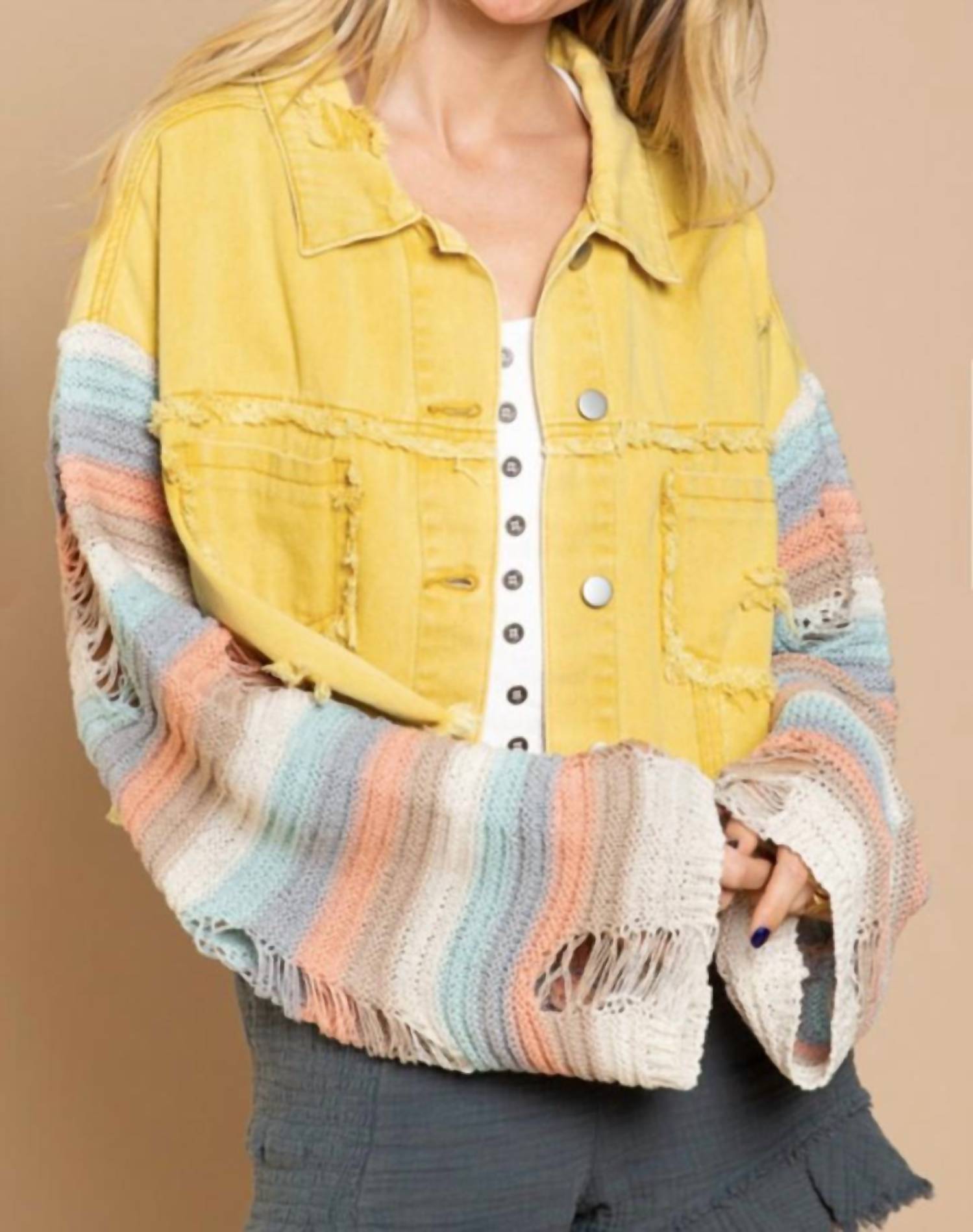 Куртка Sunny желтого цвета POL
Куртка Sunny желтого цвета POL