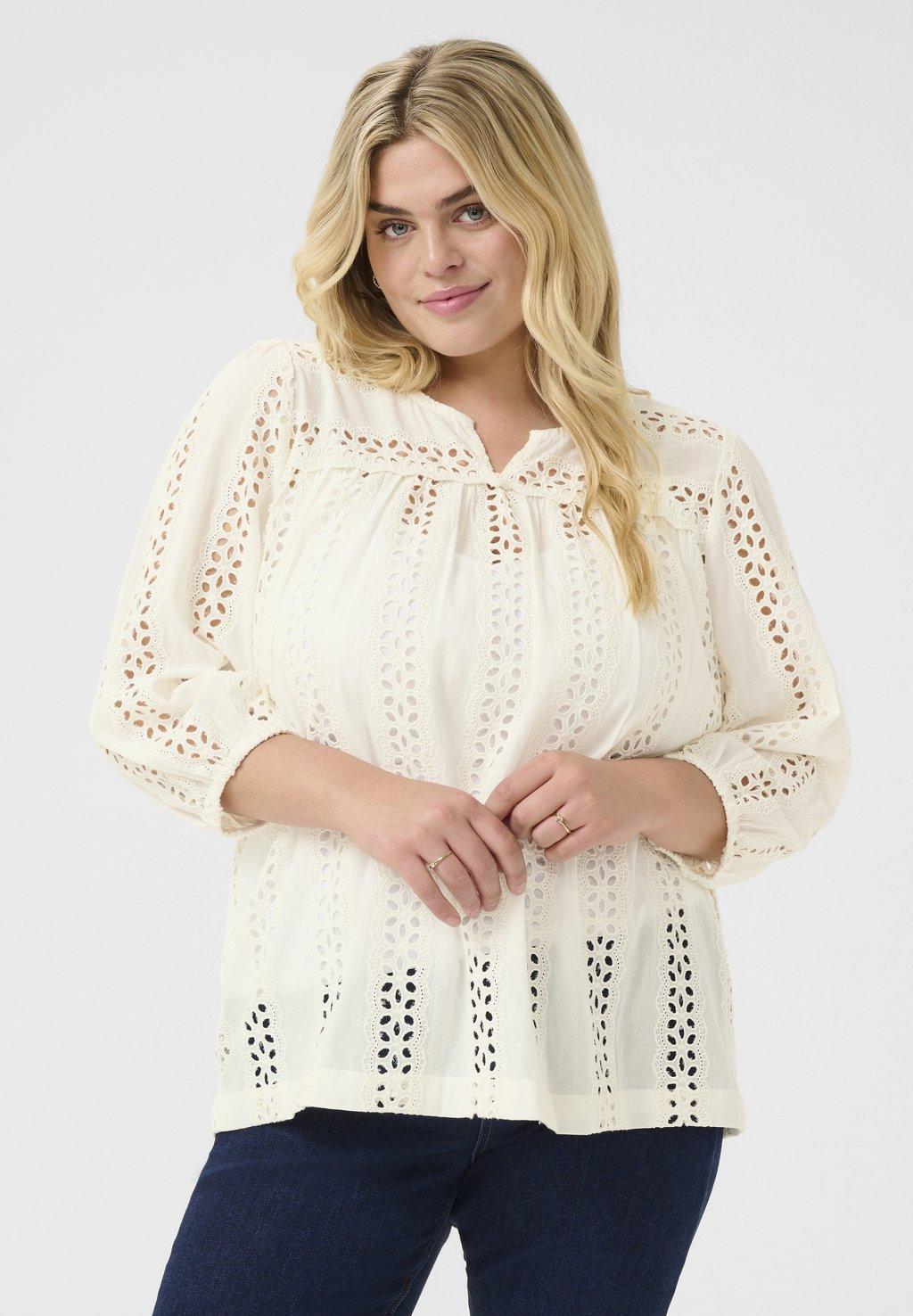 Блуза RANDI Kaffe Curve, кремовый
Блуза RANDI Kaffe Curve, кремовый