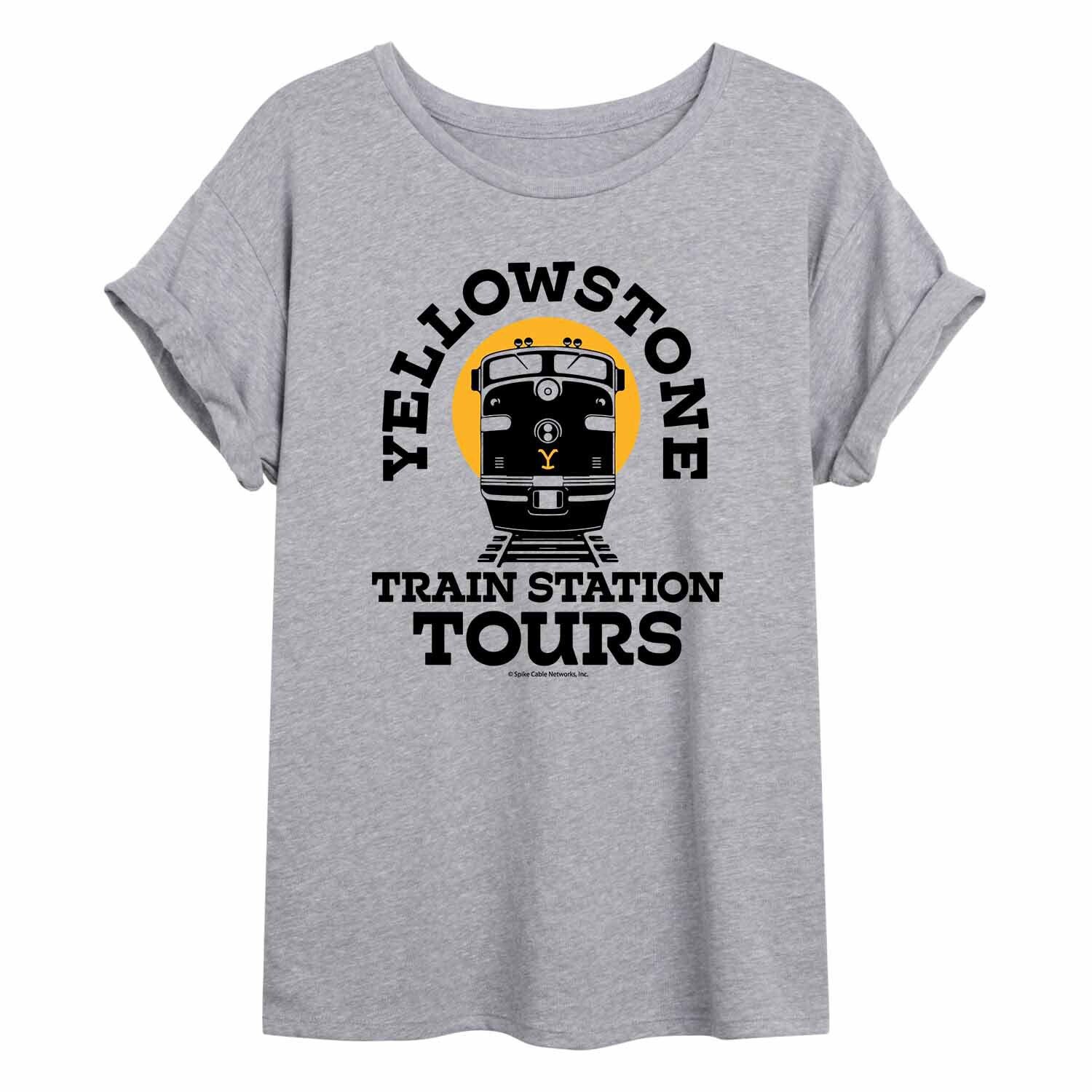 Юниорская футболка Yellowstone Train с струящимся рисунком Licensed Character
Юниорская футболка Yellowstone Train с струящимся рисунком Licensed Character