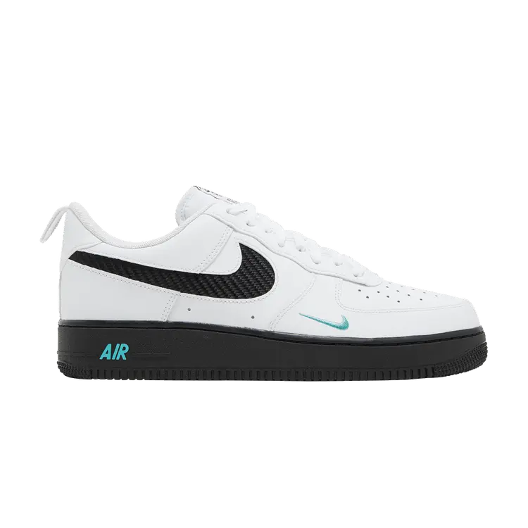 Кроссовки Nike Air Force 1 '07 'White Black Teal', белый
Кроссовки Nike Air Force 1 '07 'White Black Teal', белый