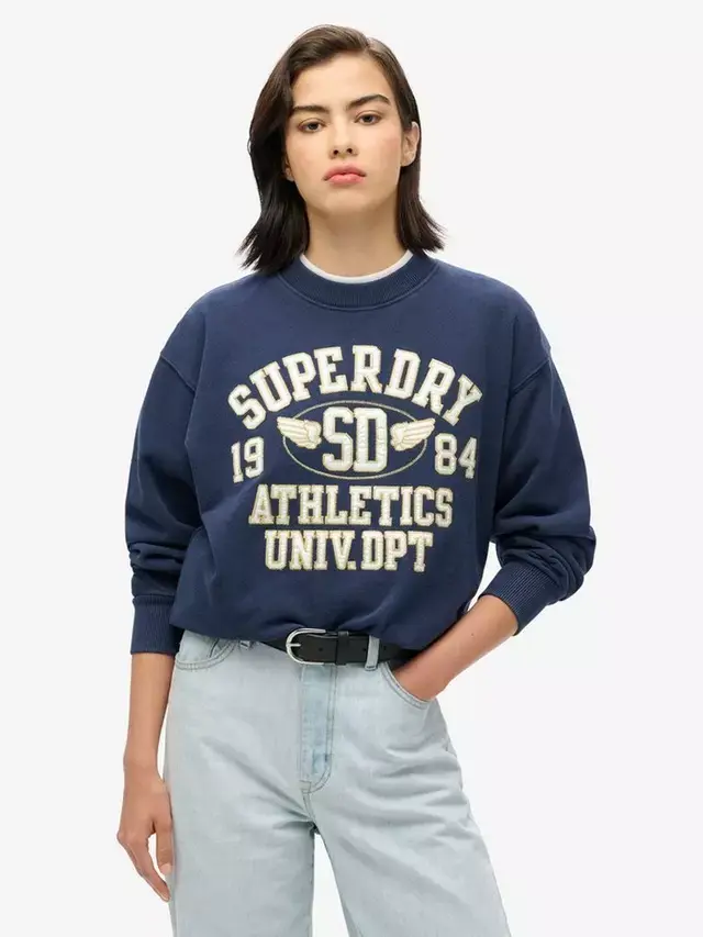 Толстовка Superdry College Script Loose, цвет deep indigo navy
Толстовка Superdry College Script Loose, цвет deep indigo navy