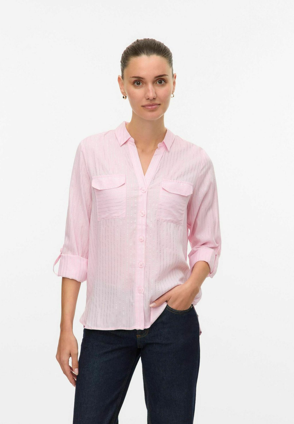 Блузка на пуговицах VMBUMPY Vero Moda, розовый
Блузка на пуговицах VMBUMPY Vero Moda, розовый