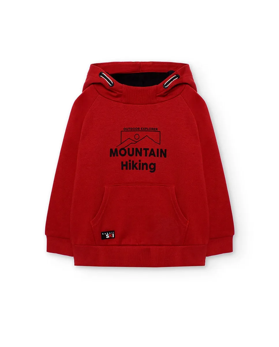 Детская флисовая толстовка с воротником Boboli, красный
Детская флисовая толстовка с воротником Boboli, красный