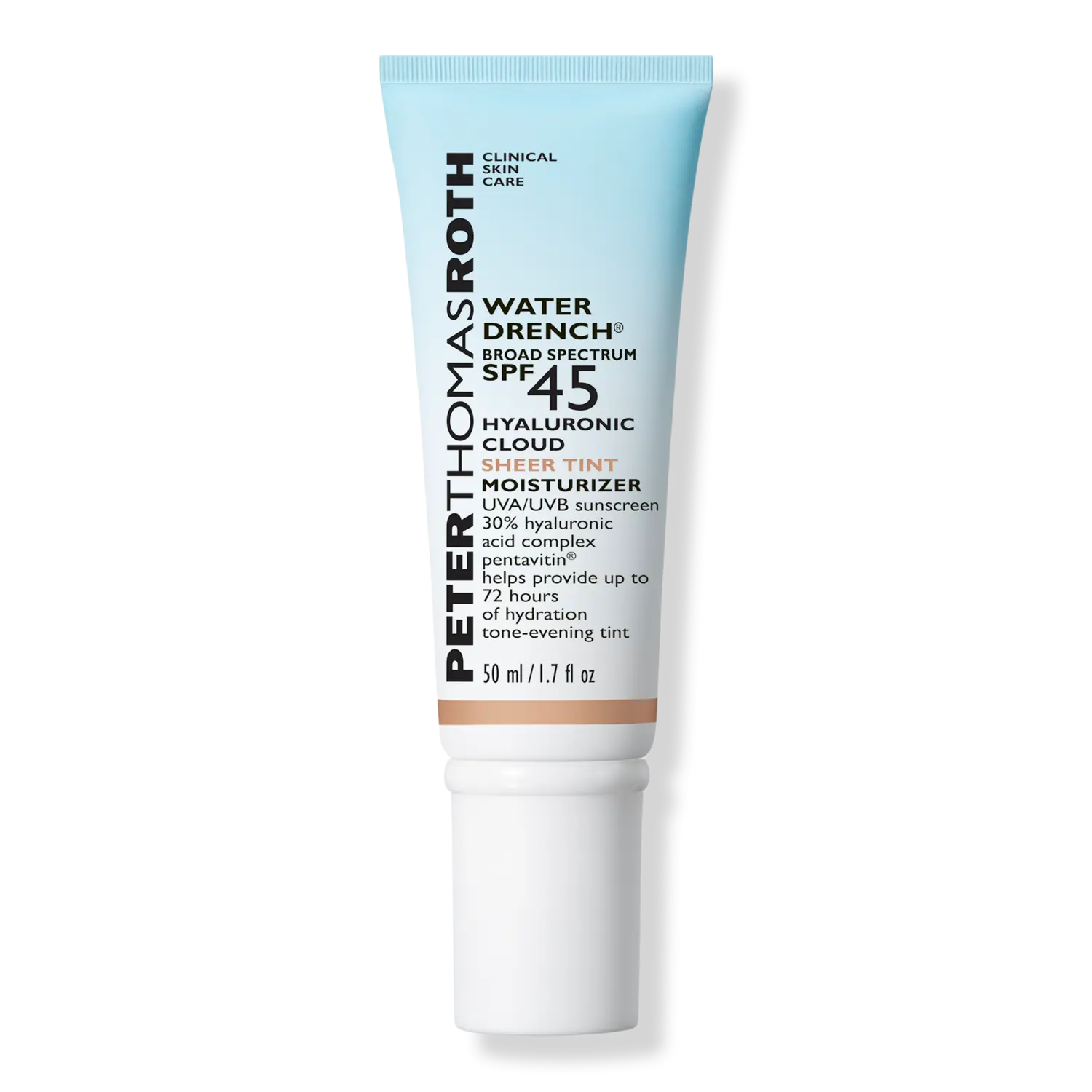 Увлажняющий крем Water Drench Hyaluronic Cloud Moisturizer SPF 45 Peter Thomas Roth, Sheer Tint
Увлажняющий крем Water Drench Hyaluronic Cloud Moisturizer SPF 45 Peter Thomas Roth, Sheer Tint