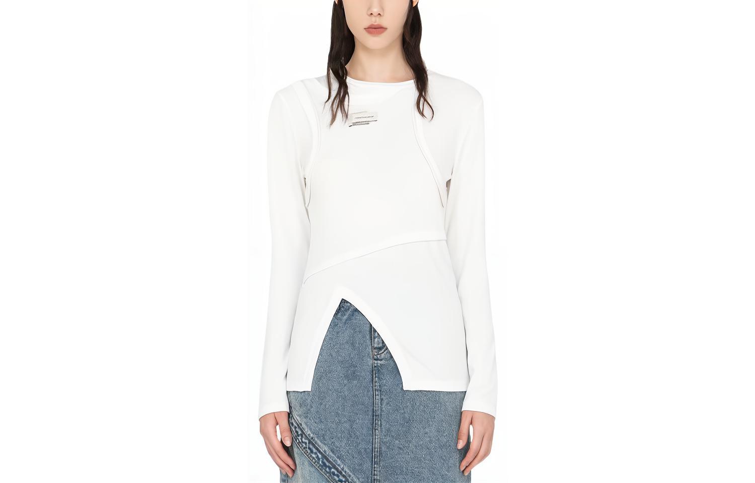 Crew neck Fitted Jumper Feng Chen Wang, белый
Crew neck Fitted Jumper Feng Chen Wang, белый