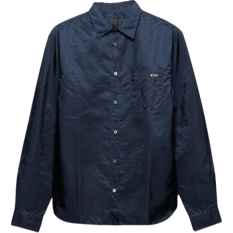 Prada Мужская рубашка, темно-синие с отворотами, средней длины
Prada Мужская рубашка, темно-синие с отворотами, средней длины
