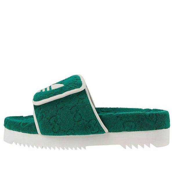 Сандалии x adidas gg platform sandal 'green cotton sponge' Gucci, зеленый
Сандалии x adidas gg platform sandal 'green cotton sponge' Gucci, зеленый