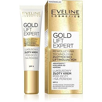 Eveline Gold Lift Expert Сильно укрепляющий крем для кожи вокруг глаз против морщин 15 мл Eveline Cosmetics
Eveline Gold Lift Expert Сильно укрепляющий крем для кожи вокруг глаз против морщин 15 мл Eveline Cosmetics