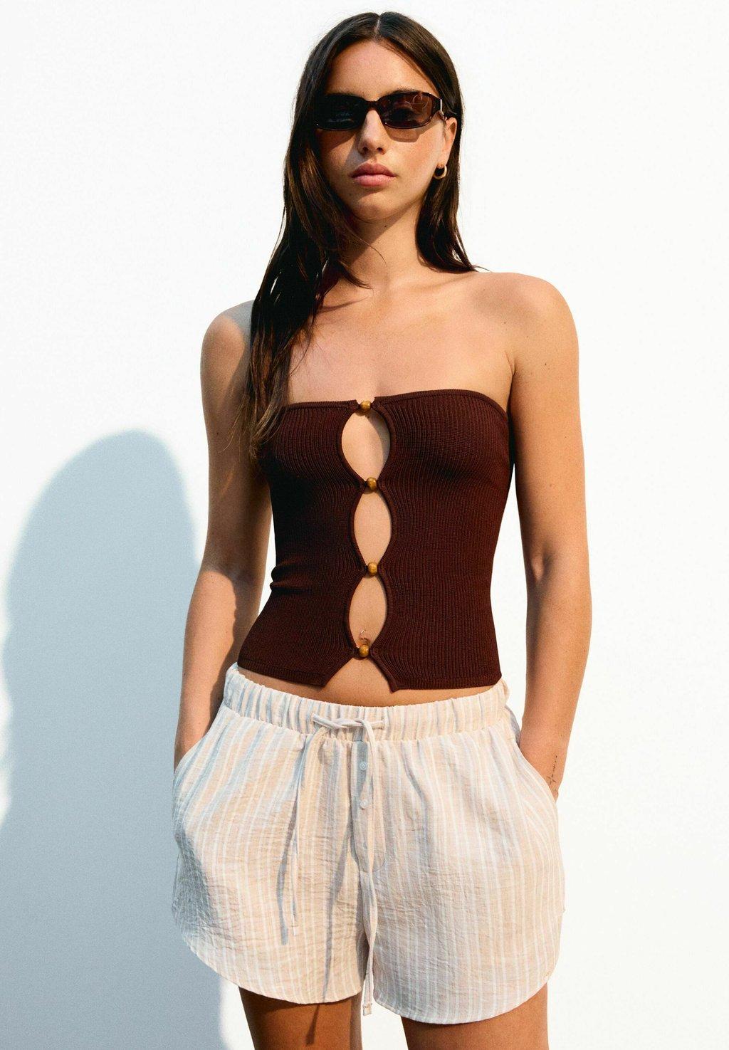 Шорты RUSTIC Bershka, коричневый
Шорты RUSTIC Bershka, коричневый