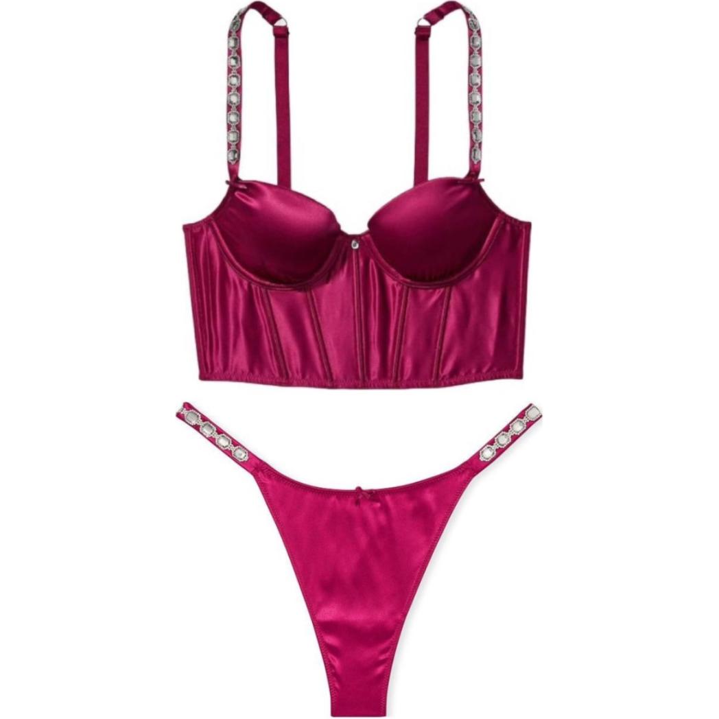 Victoria's Secret Женский комплект белья бордовый
Victoria's Secret Женский комплект белья бордовый