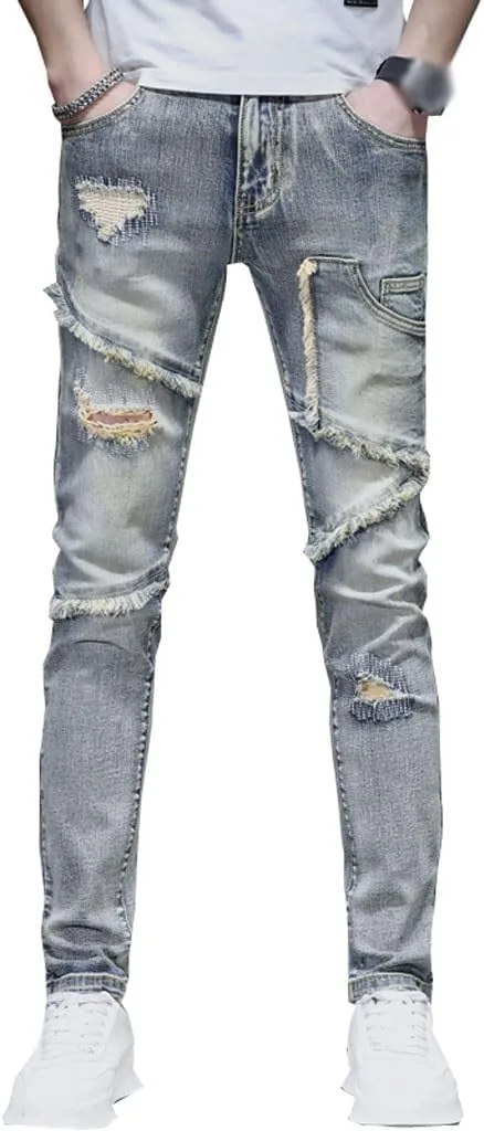 Рваные джинсы мужские slim fit skinny SIDUFHAOPKLL
Рваные джинсы мужские slim fit skinny SIDUFHAOPKLL