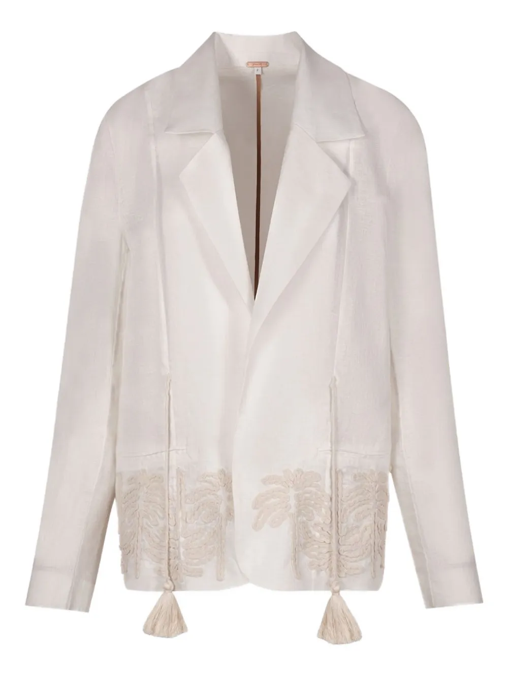 Жакет с вышивкой Johanna Ortiz, нейтральный
Жакет с вышивкой Johanna Ortiz, нейтральный