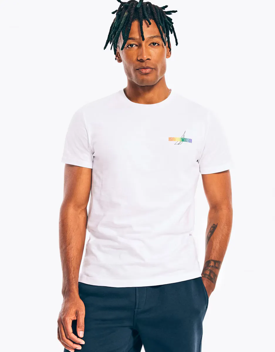 Мужская футболка из хлопка с короткими рукавами Nautica, белый
Мужская футболка из хлопка с короткими рукавами Nautica, белый