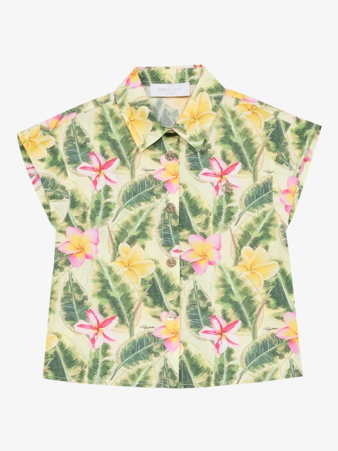 Футболка Roberto Cavalli Junior с цветочным принтом и листьями, зеленый
Футболка Roberto Cavalli Junior с цветочным принтом и листьями, зеленый