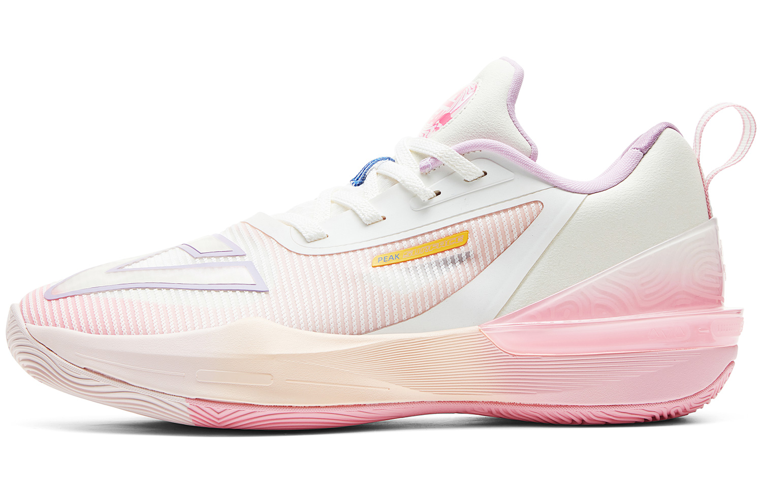 PEAK Мужские баскетбольные кроссовки State Maximums Trigonometric 3.0 низкие бежево-бело-розово-фиолетовые, цвет Beige White Pink Purple
PEAK Мужские баскетбольные кроссовки State Maximums Trigonometric 3.0 низкие бежево-бело-розово-фиолетовые, цвет Beige White Pink Purple