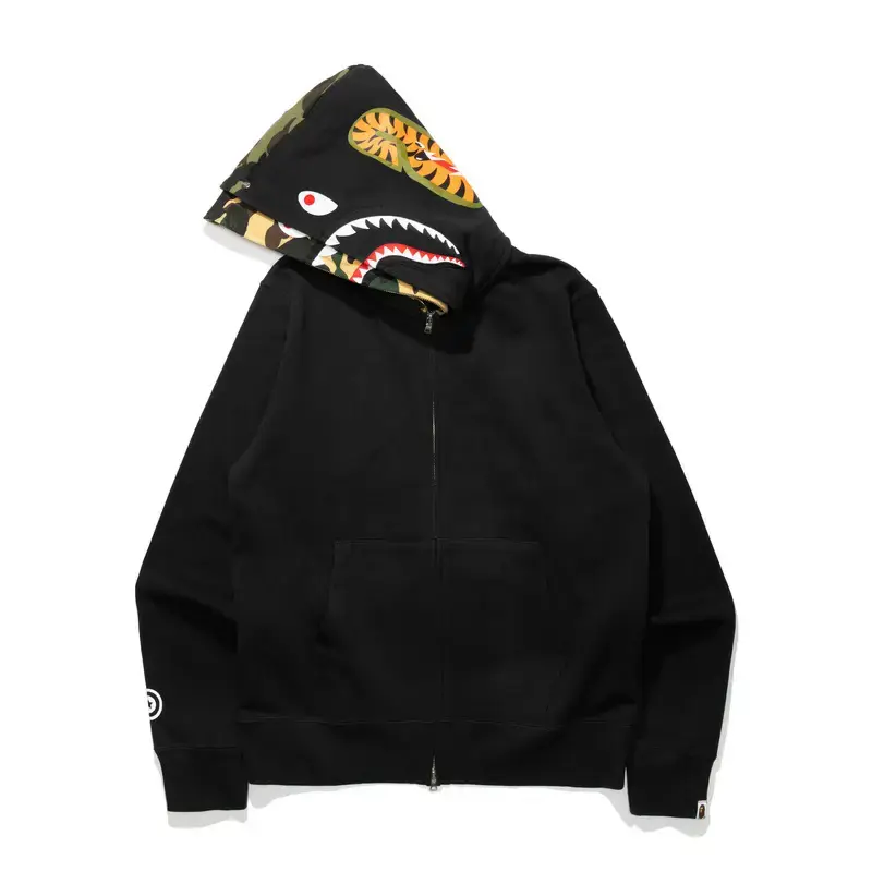 Bape Shark худи на молнии A BATHING APE, черный
Bape Shark худи на молнии A BATHING APE, черный