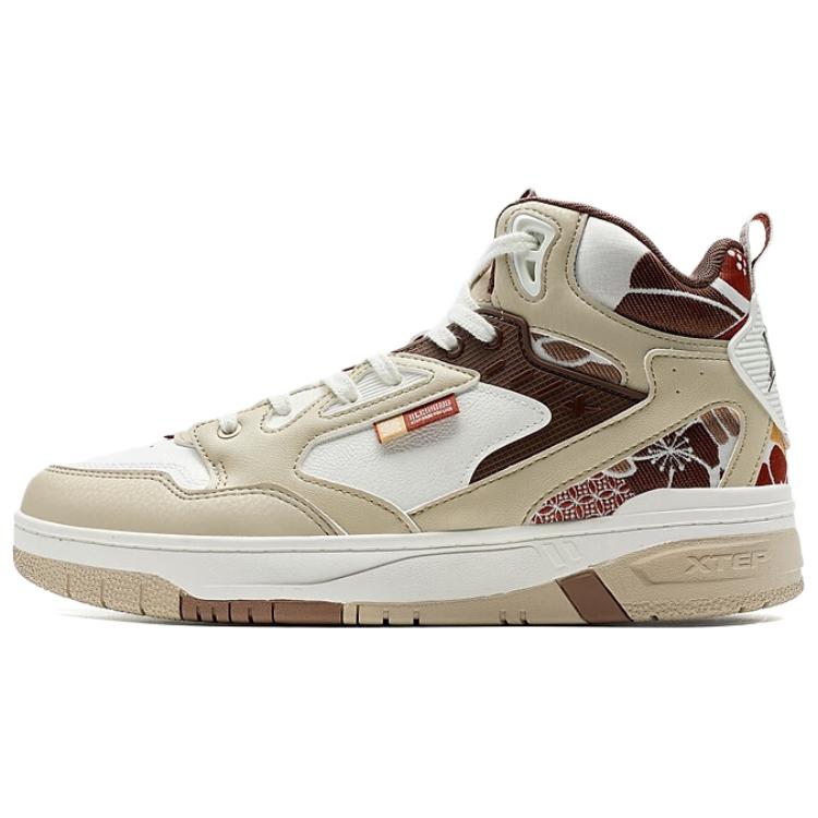 XTEP Кроссовки для скейтбординга с противоскользящей амортизацией, мужские, бежевые, белые, коричневые
XTEP Кроссовки для скейтбординга с противоскользящей амортизацией, мужские, бежевые, белые, коричневые