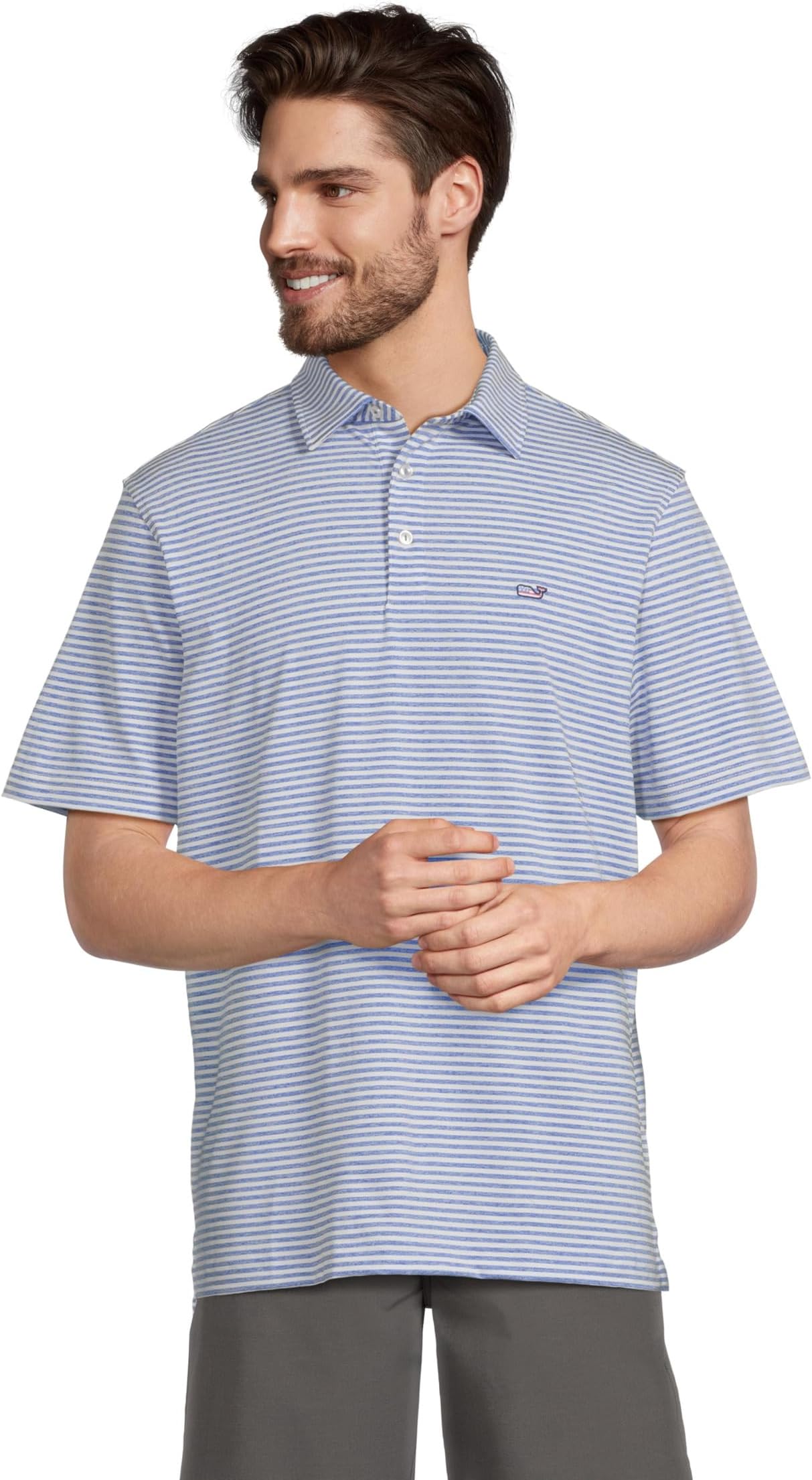 Поло Vineyard Vines Heathered Winstead Sankaty Polo, цвет White Cap/Yatch Blue/Americana
Поло Vineyard Vines Heathered Winstead Sankaty Polo, цвет White Cap/Yatch Blue/Americana
