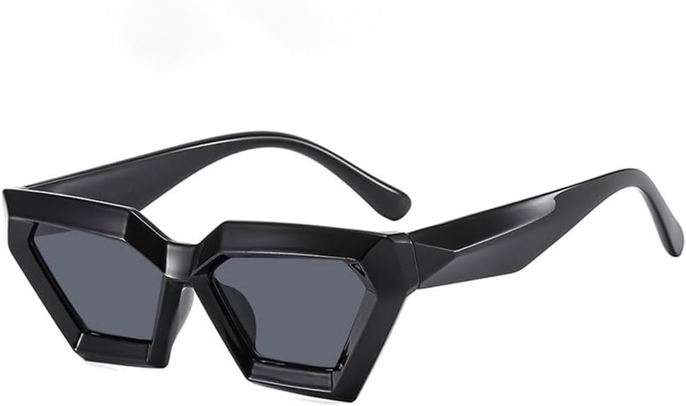 Солнцезащитные очки «кошачий глаз» неправильной формы для женщин, винтажные треугольные солнцезащитные очки с защитой от УФ-излучения UV400, толстая оправа, многоугольные солнцезащитные очки TYUVIVO, Black
Солнцезащитные очки «кошачий глаз» неправильной формы для женщин, винтажные треугольные солнцезащитные очки с защитой от УФ-излучения UV400, толстая оправа, многоугольные солнцезащитные очки TYUVIVO, Black